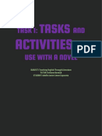 Task 1: AND FOR Use With A Novel: Activities