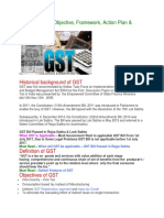 GST Definition, Objective, Framework, Action Plan & Scope: Historical Background of GST