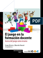 El Juego en La Formación Docente-Ducart