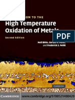 Introduction To The High Temperature Oxidation of Metals PDF