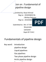 Fundamentals of Pipeline Design