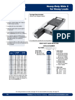 Heavy-Duty Slide 2 For Heavy Loads: Features: Carriage Plate Included