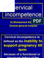 Cervical Incompetence Moh Abdalla