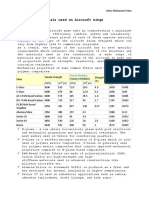 Project Report. Composite Materials Used On Aircraft Wings