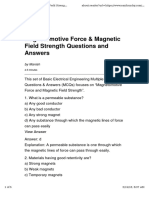 Questions On Electromagnetism