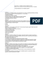 Questions On Feedback Characteristics of Control Systems