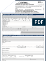 Form - Bupa Claim Form