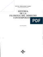 Teoría y Filosofía Del Derecho (Historia de La Filosofía Del Derecho Contemporánea - Rafael Hernández)