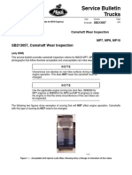 Camshaft Wear Inspection