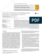 A Three-Phase State Estimation in Active Distribution Networks PDF