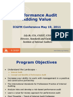 Performance Audit