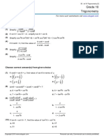 Grade 10 Trigonometry Id