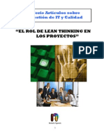 El Rol de Lean Thinking en Los Proyectos