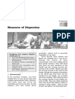 Measures of Dispersion: Hapter