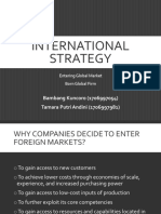 Chapter 7 International Strategy