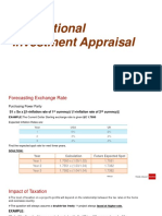 International Investment Appraisal