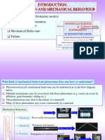 Chapter 9i Introduction Deformation Mechanical Behaviour