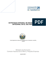 Estrategia Integral de Desarrollo Artesanal en El Salvador.