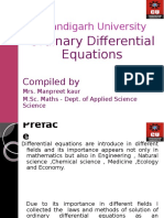 Ordinary Differential Equations