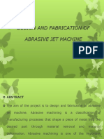 Design and Fabrication of Abrasive Jet Machine