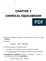 Chapter 2-Chemical Equilibrium