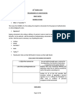 Preliminaries of Conveyancing - Draft Notes