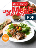 30 Meals in 30 Minutes August 2017