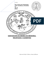 Disposición de Bienes MENOR E INCAPAZ