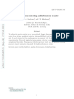 Across-Horizon Scattering and Information Transfer: Arxiv:1710.06405 Ka-Tp-33-2017 (V8)