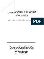 Operacionalización de Variables 1