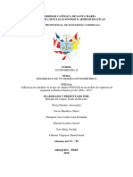 Modelo Econometrico Tipo de Cambio