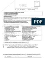 Prueba de Ciencia 7° Básico Química