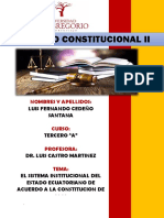 Derecho Constitucional Ensayo