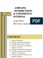 Chapter 3 Sampling Distribution and Confidence Interval 