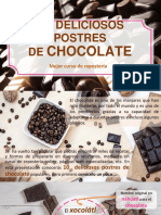 Postres de Chocolate-Mejor Curso de Repostería