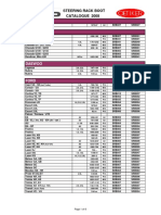 Steering Rack Boot Catalogue 2008: Page 1 of 8