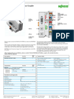 750-303 PROFIBUS DP/FMS Fieldbus Coupler: 12 Mbaud Digital and Analog Signals