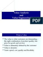 Value Analysis and Value Engineering