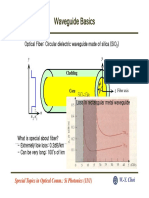 Waveguide Basics: Special Topics in Optical Comm.: Si Photonics (11/1)