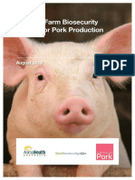 National Farm Biosecurity Manual For Pork Production