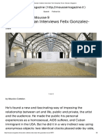 Maurizio Cattelan Interviews Felix Gonzalez-Torres - Mousse Magazine