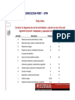 Ejercicio Pert CPM 1