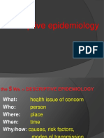 Descriptive Epidemiology