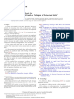 One-Dimensional Swell or Collapse of Cohesive Soils: Standard Test Methods For