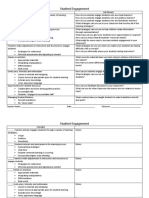 Student Engagement Look Fors Ask Abouts Checklist