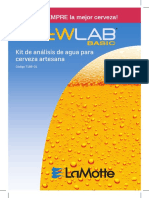 Calidad de Agua para Cerveza Artesanal