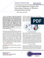 Review Paper On Call Admission Control With Bandwidth Reservation Schemes in Wireless Communication System