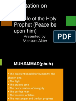 Presentation On Prophet Muhammad (Pubh)