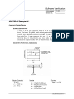 Software Verification: AISC-360-05 Example 001