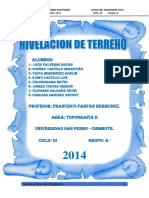 Informe de Topo II-Desnivel